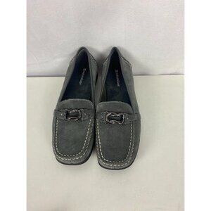 Natrualizer Suede Gray Slip-On Loafer Flat Women's 6.5 M